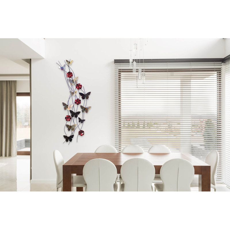 Wall Sculpture Butterfly Ribbon