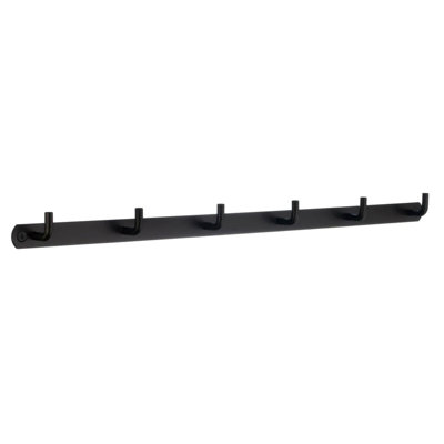 Wallmounted multi hook rack