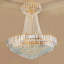 Lustre empire 8 lumières en cristal Ellisse