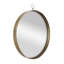 Miroir rond 30 po x 34 po doré avec cadre en fer. Embellissez votre vestibule. Idéal pour les vestibules, les salons, les chambres à coucher, les meubles-lavabos et les vestibules