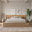 Luna Queen Size Bedframe with Wide Headboard with Dimmable Lighting-424638345