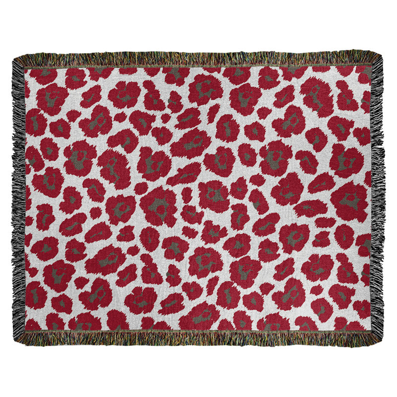 Jeté en coton Tampa Bay Football, 52 po x 37 po, Blanc /Rouge