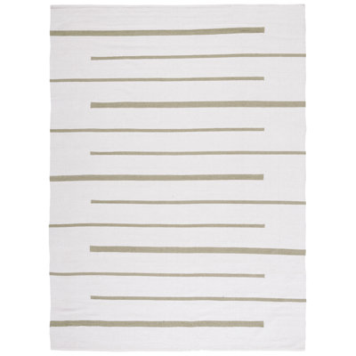 Tapis rayé en coton tissé à la main Estréf