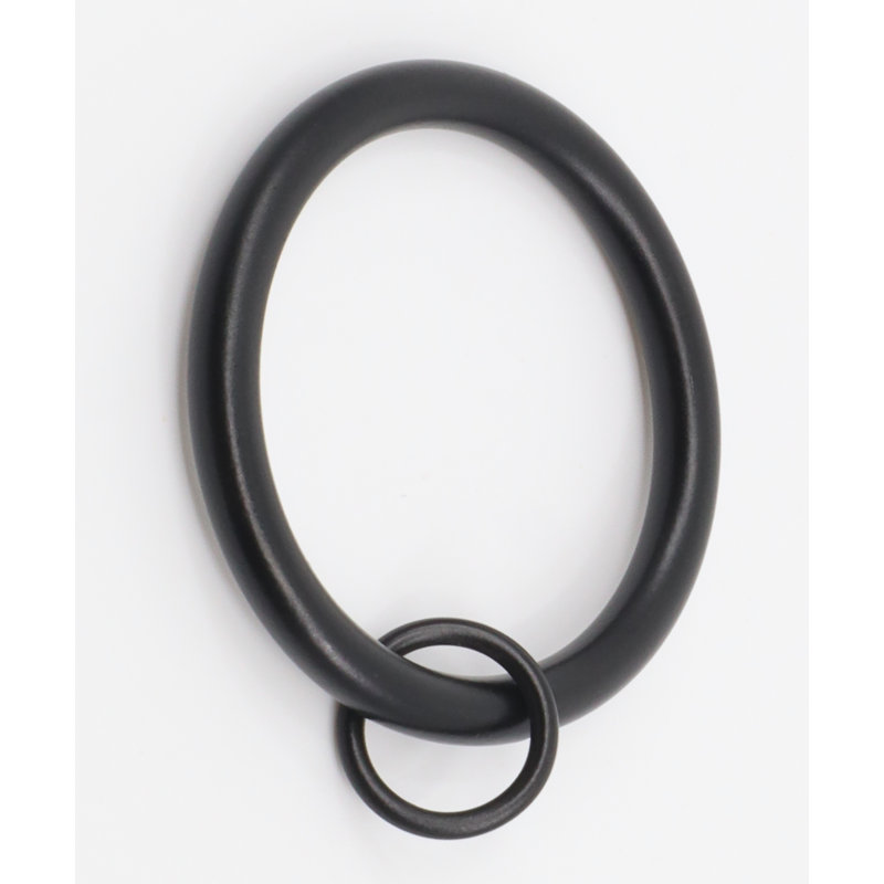 Curtain Rings, Black