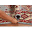 Tapis bleu clair à motif géométrique Kazak 5