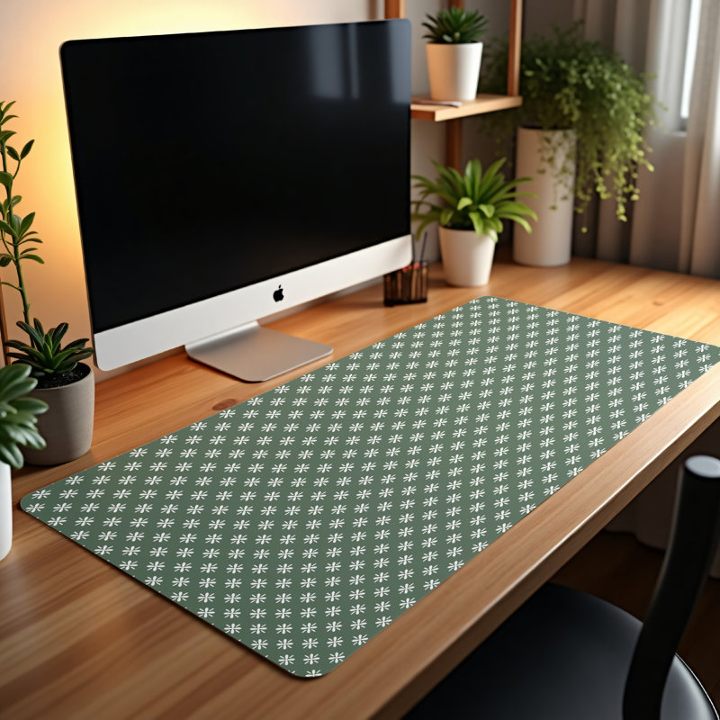 Polyester Desk Pad, 14.4x12.1