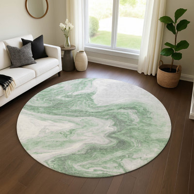 Tapis abstrait lavable à la machine de qualité supérieure Metinaro AMF1706