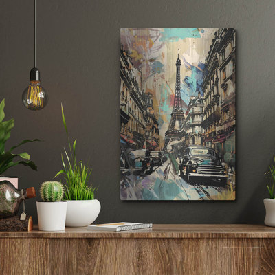 «Paris Vintage» par Andreas Magnusson, art mural en métal