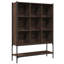 Hagley 141.5cm H x 102cm W Metal Bookcase-1836918632