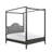 Canopy Bed With Upholstery Headboard-1454379914