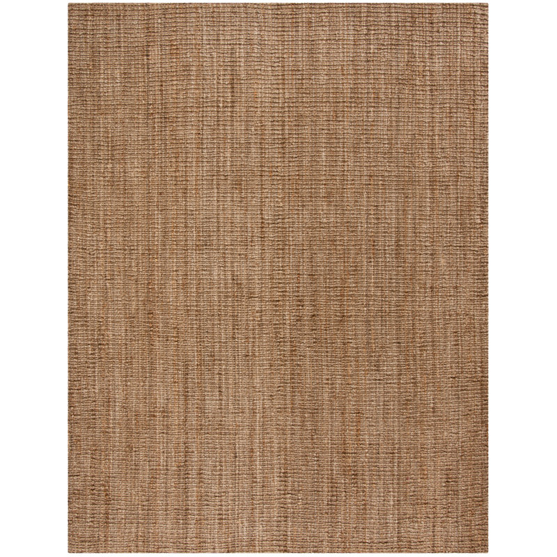 Alda Jute Natural / Gray Area Rug, Rectangle 2'6" x 4'