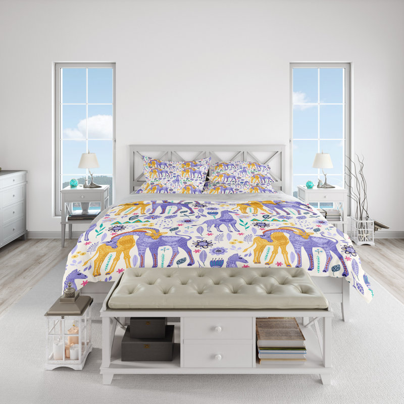  Bedding, King Duvet Cover + 2 King Shams