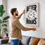 After Hours Clock Typography - Wrapped Canvas-357841569-357841576
