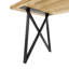 Florian Oak Metal Base Dining Table-1129207785-1129207778