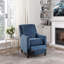 Avec fauteuil inclinable et fauteuil inclinable moderne en tissu texturé bleu-639501703