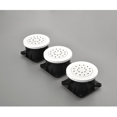 Ensemble de douche de salle de bain en blanc avec tête, douche à main, barre coulissante, jets de corps, bras, boyau, garniture de valve, poignée à levier avec système d'injection d'air moderne - laiton