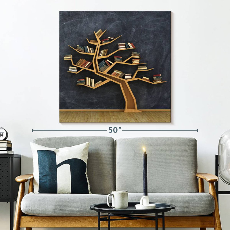 Kerner Tree Bookshelf, 33" H x 33" W