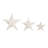 Decorative Three-Piece Wooden Stars-112558568