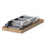Échelle de grenier en aluminium 25 po x 54 po, capacité de 350 lb, hauteur de plafond de 7 à 10 pi