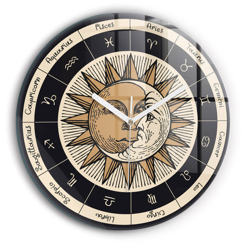 Glass Wall Clock