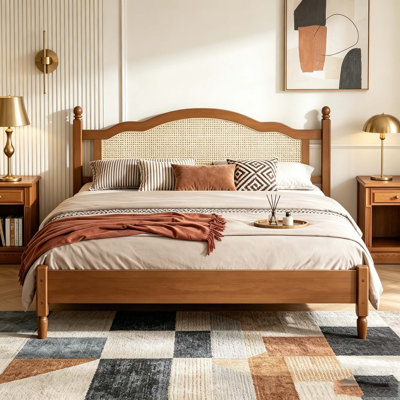 Wooden Platform Bed