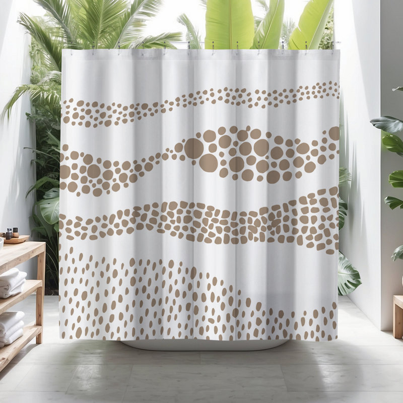 Rideau de douche Coco, Beige