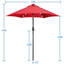 Parasol de marché 7,5 / 9 pi à DEL avec parasol de marché solaire-1682405343-1707492584