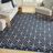 Nourison Essentials Navy/Ivory Indoor/Outdoor Area Rug-1140336445