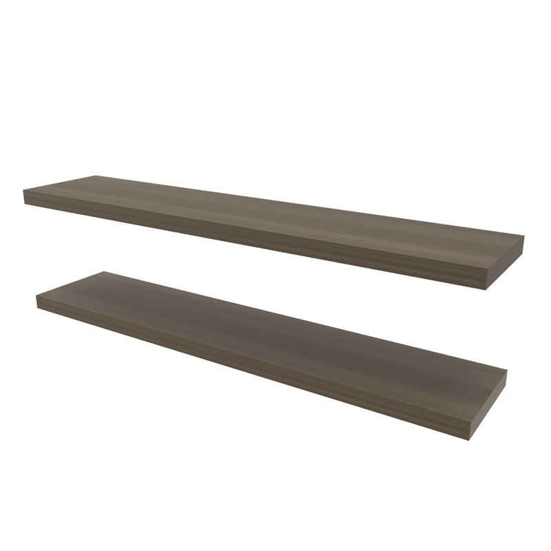 Tablette flottante Smokey, Chêne