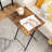 Set of 2 Folding TV Tray Tables, Compact Side Tables for Small Spaces-543948647-543948648