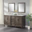 Ensemble de meuble-lavabo double 62 po Gerlef