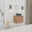 Meuble-lavabo mural 24 po avec lavabo en céramique-740732537