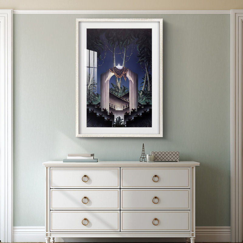 Metropolis - Toile tendue avec châssis, H 28,5 po x l 20,5 po, Blanc