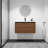 Bathroom Vanity With Sink (Brown)