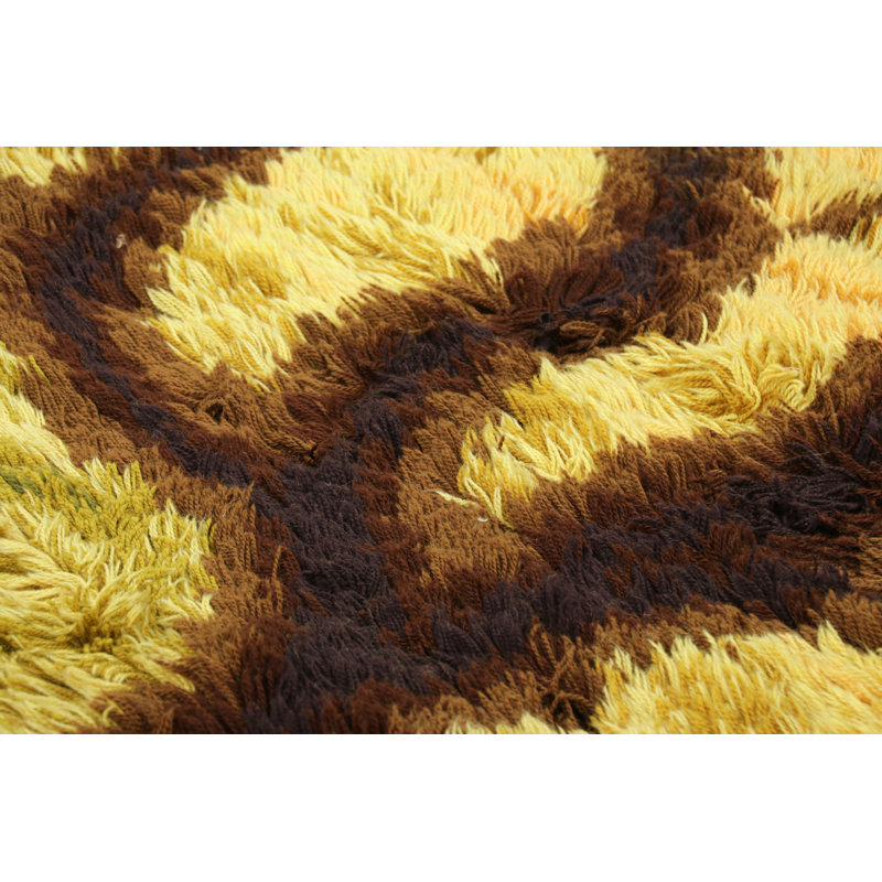 One-of-a-Kind 3’10x6’ Hand Knotted Area Rug