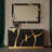 Medena - Modern Black Large Mirror