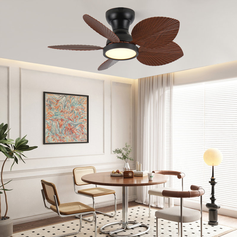 Ventilateur de plafond à feuilles de palmier de 30 pouces