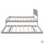 Lit plateforme double avec lit gigogne réglable