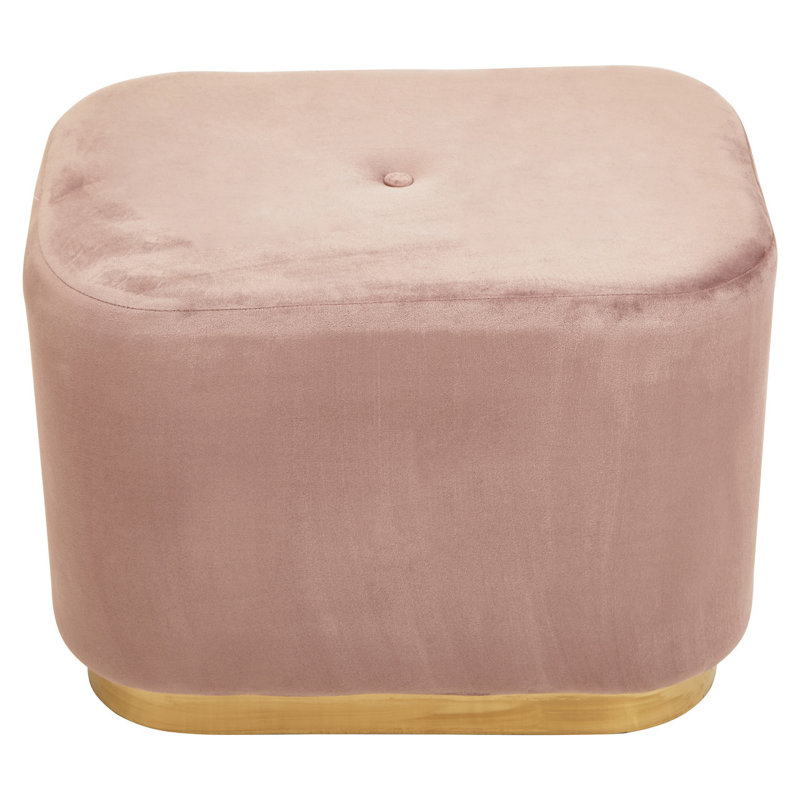 Manufactured Wood Accent Stool, Pink