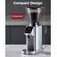 Moulin à café conique Tuni G1, moulin à meules antistatique 48 réglages de mouture, minuterie électronique de précision et écran tactile à DEL pour espresso / goutte à goutte / infusion froide / presse française, acier inoxydable, argent-122494784