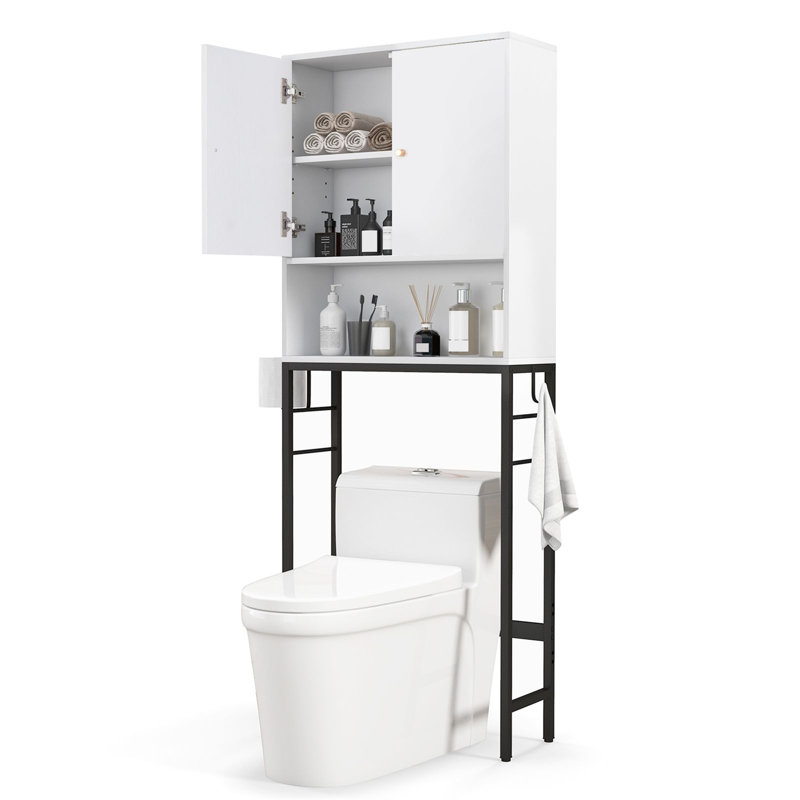 Freestanding Over The Toilet Storage, White