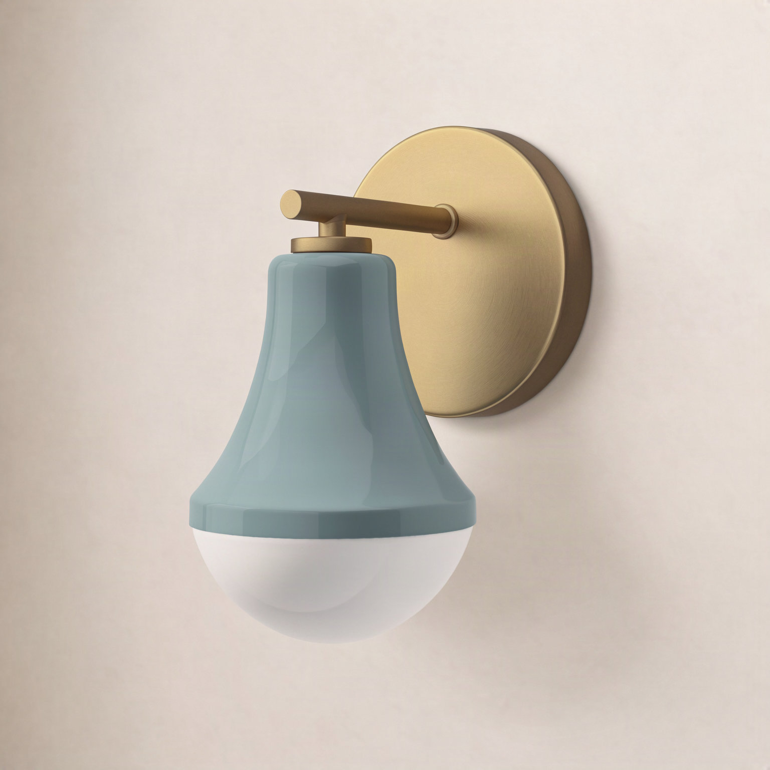 Christine Bathroom Vanity Light, Seafoam