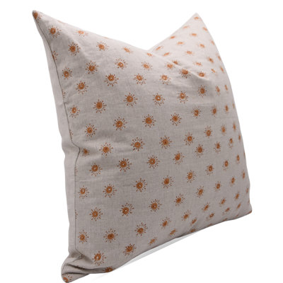  Housse de coussin 100% lin intérieur / extérieur lombaire
