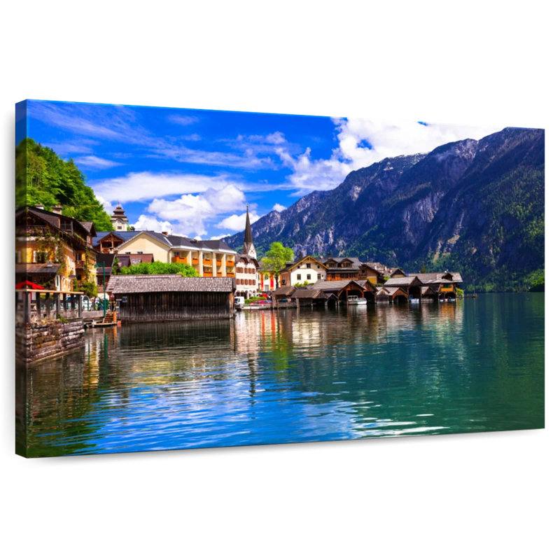 Alvord Scenic Austrian Lake, 30" H x 45" W