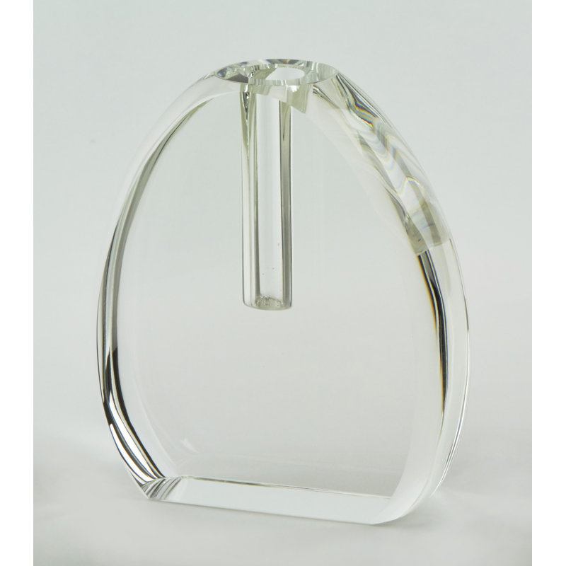 Vase de table en cristal 5,25 po clear Berangere