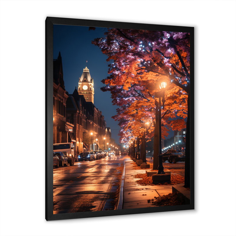 «Boston Beautiful Cityscape Spot I», reproduction sur toile, Cadre photo noir, H 20 po x l 12 po x P 1 po