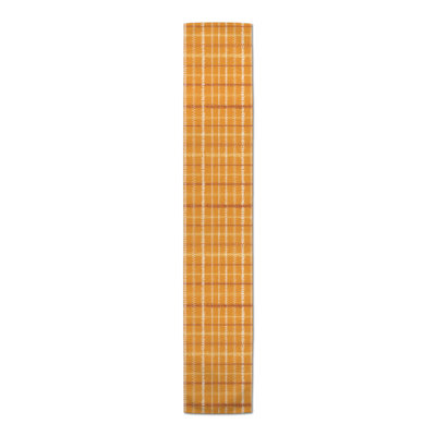 Connar Rectangle Plaid Polyester Table Runner