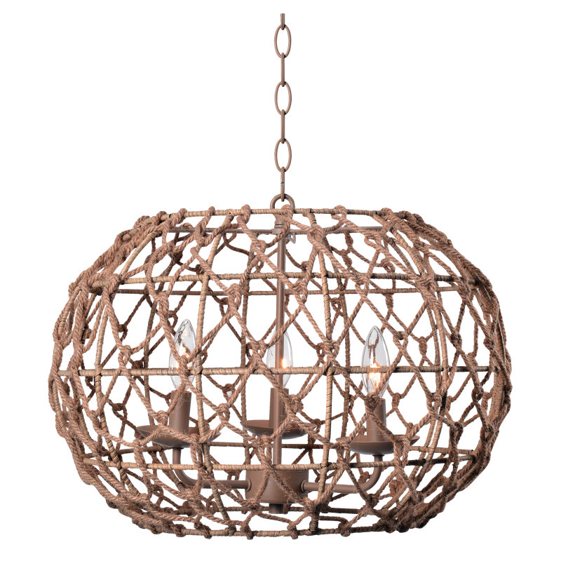Hachiro 3 - Light Dimmable Globe Chandelier