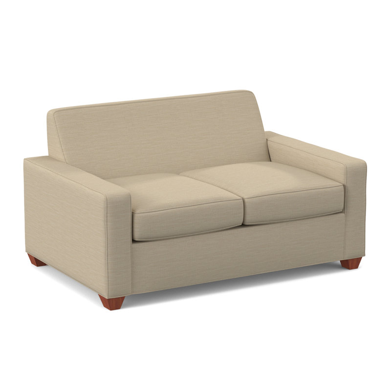 Avery 72" Square Arm Sofa, BM Cherry, Ridgecrest Putty