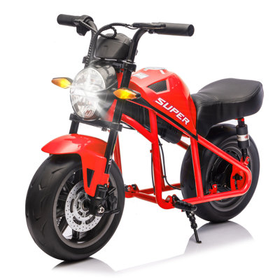 300W Kids Electric Ride-On Motorcycle, 24V Battery, Music & Lights, Ages 6+